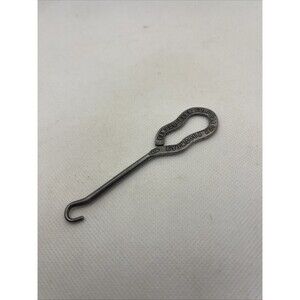 Vintage Rare Metal Button Hook Advertisement - Famous Bart Quality Footwear